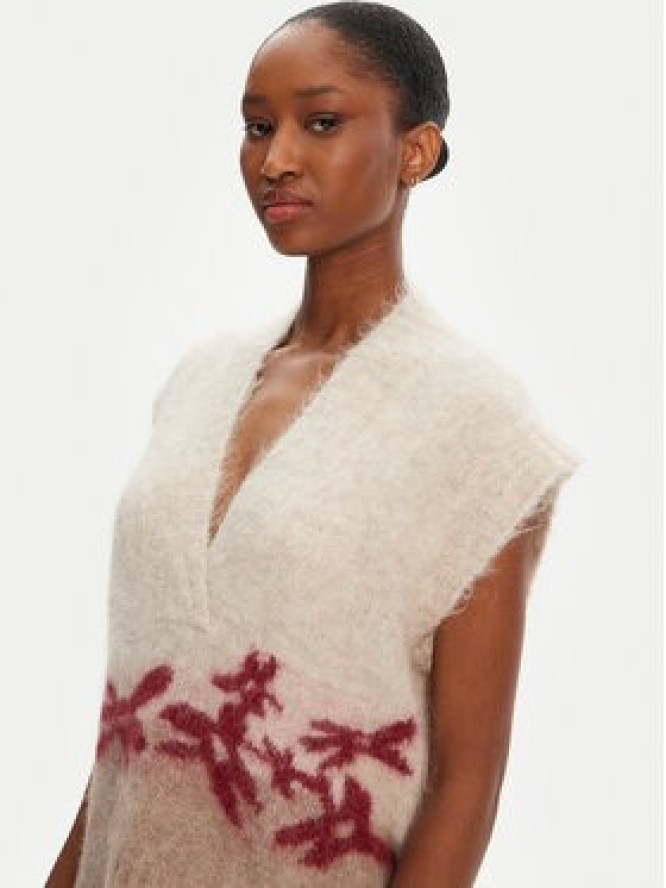 Munthe Sweter Purulia 252160125272 Beżowy Loose Fit