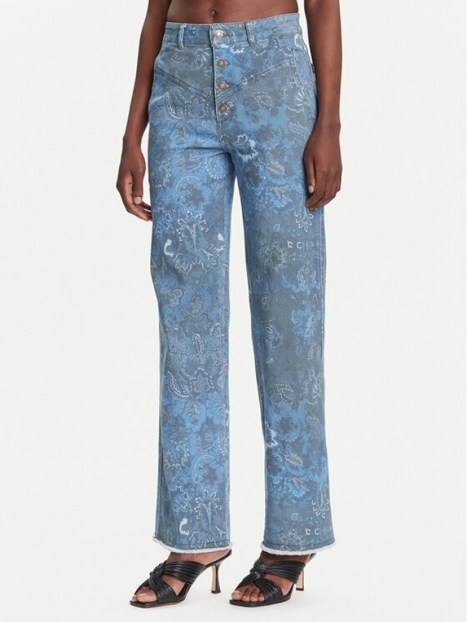 Desigual Jeansy Pasley 25WWPW01 Niebieski Straight Fit