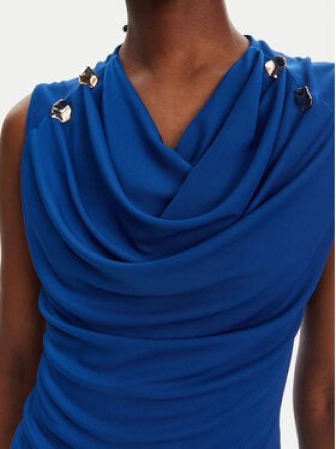 Rinascimento Bluzka CFC0123497003 B055 Niebieski Regular Fit