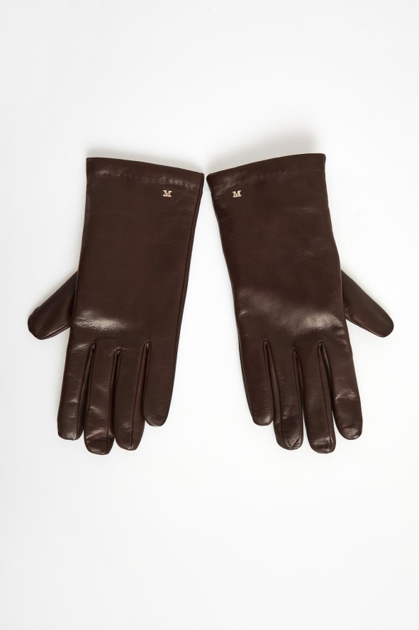 Rękawiczki damskie skórzane Spalato MAX MARA ACCESSORI