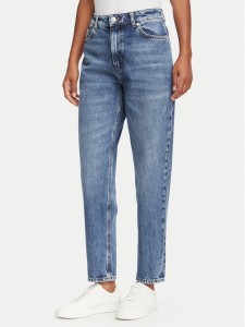 HUGO Jeansy Garlene 50563517 Granatowy Mom Fit