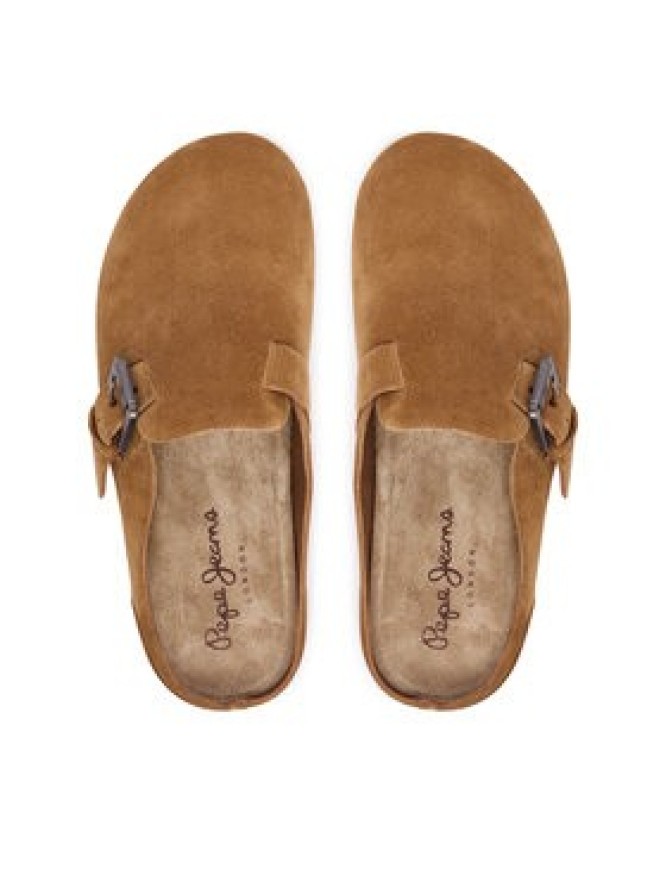 Pepe Jeans Klapki Corby Clog W PLS900001 Brązowy