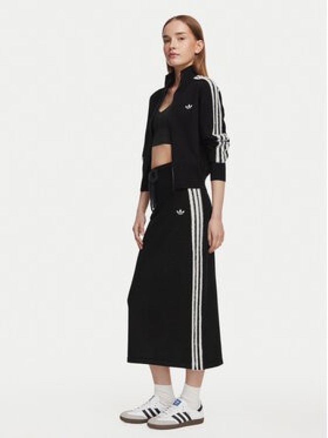 adidas Spódnica midi KS9373 Czarny Slim Fit