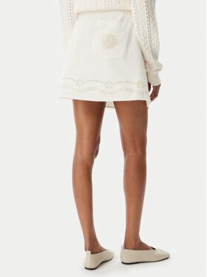 Tommy Jeans Spódnica mini DW0DW22297 Biały Regular Fit