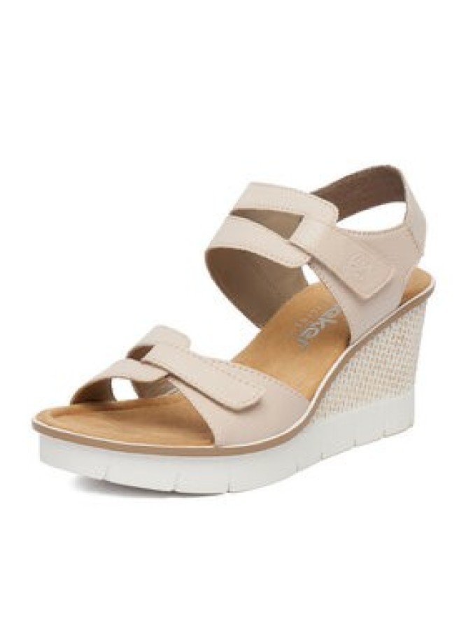 Rieker Sandały 68556-31 Beżowy