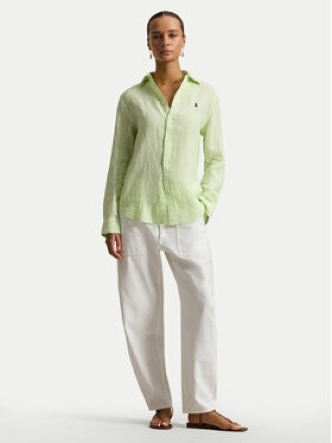 Polo Ralph Lauren Koszula 211A96158001 Zielony Classic Fit