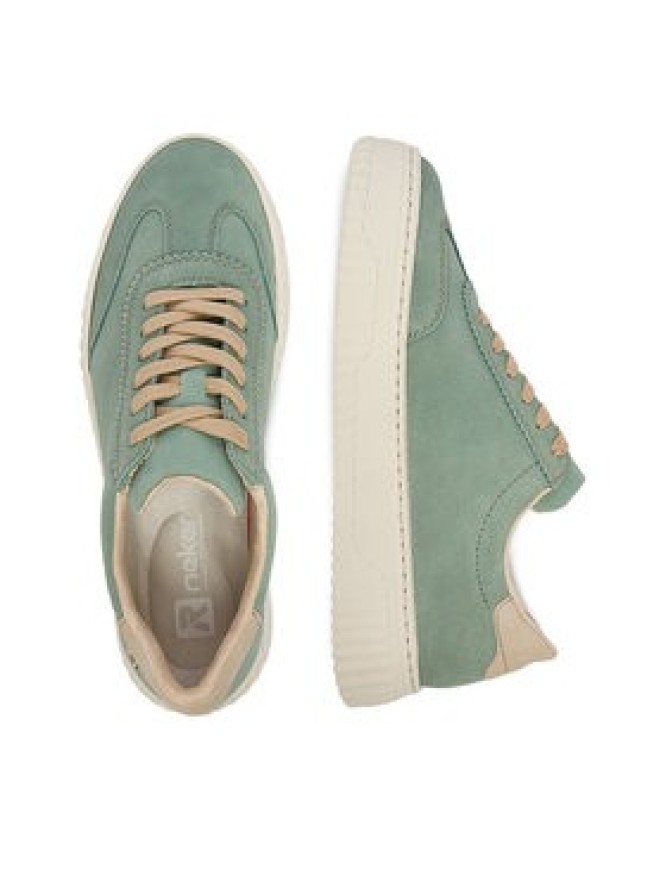 Rieker Sneakersy N9910-52 Turkusowy