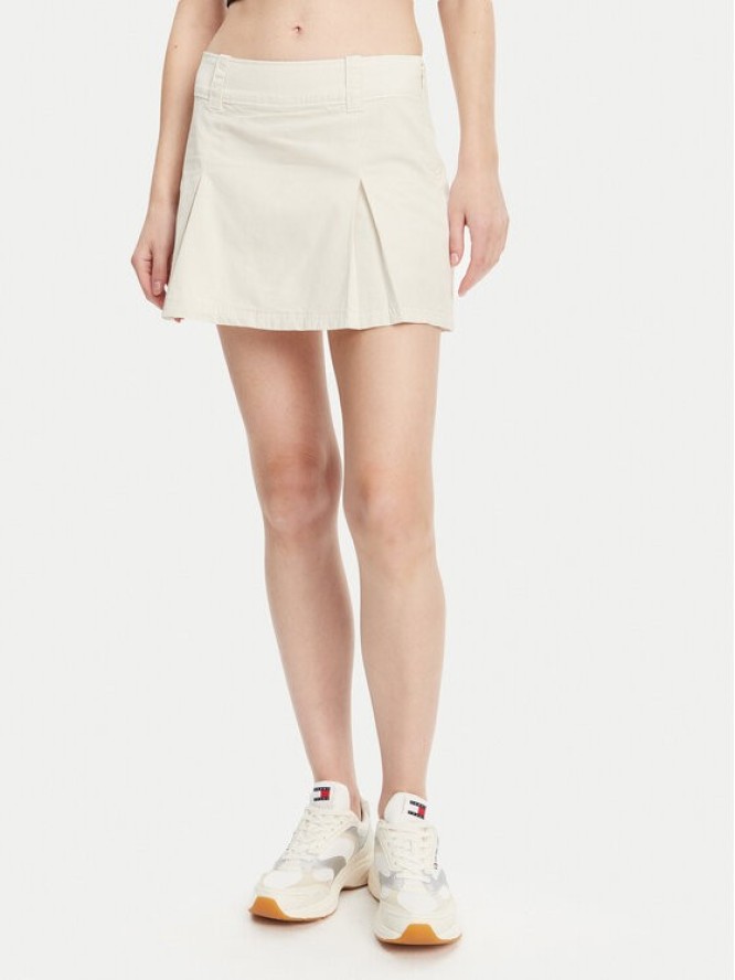 Calvin Klein Jeans Spódnica mini J20J225215 Beżowy Regular Fit