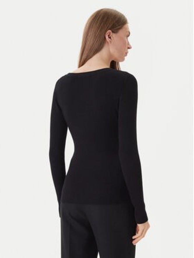 Morgan Sweter 201-MBANBI.N Czarny Slim Fit