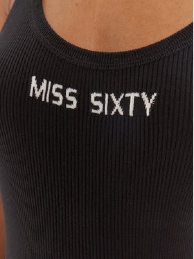Miss Sixty Top 6L2RJ3580000 Czarny Slim Fit
