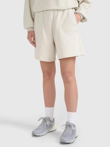 SPODENKI UNISEX 4F DRESOWE BAWEŁNIANE SPORTSTYLE TSHOU544 KRÓTKIE KOLOR BEŻOWY