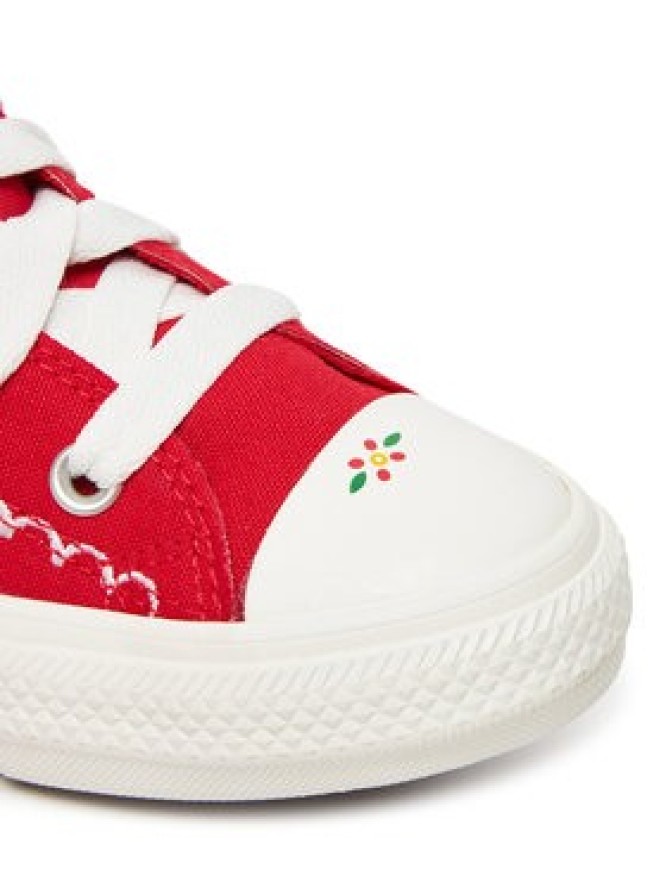 Converse Trampki Chuck Taylor All Star Embroidered Flowers A13518C Czerwony