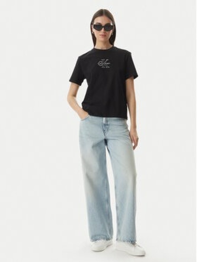 Calvin Klein Jeans T-Shirt LV047G831G Czarny Regular Fit
