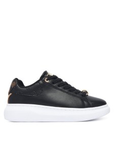 Guess Sneakersy FLTFRE LEA12 Czarny
