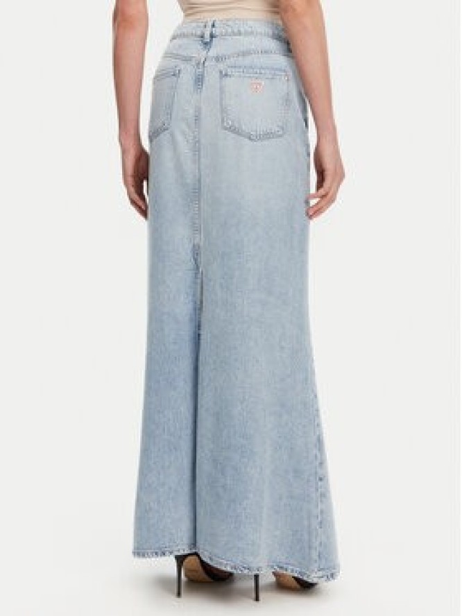 Guess Spódnica jeansowa W5GD83 D5B96 Niebieski Regular Fit