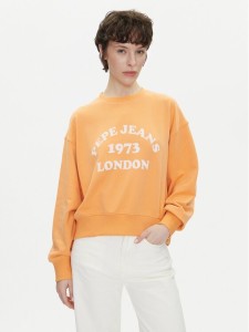 Pepe Jeans Bluza Venus PL581487 Pomarańczowy Loose Fit