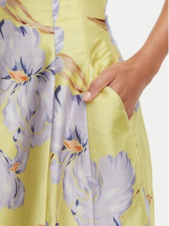 Bardot Sukienka koktajlowa Karoline 60099DB9 Żółty jasny Regular Fit