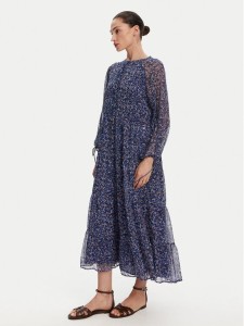 Pepe Jeans Sukienka codzienna Ariana PL953631 Niebieski Regular Fit