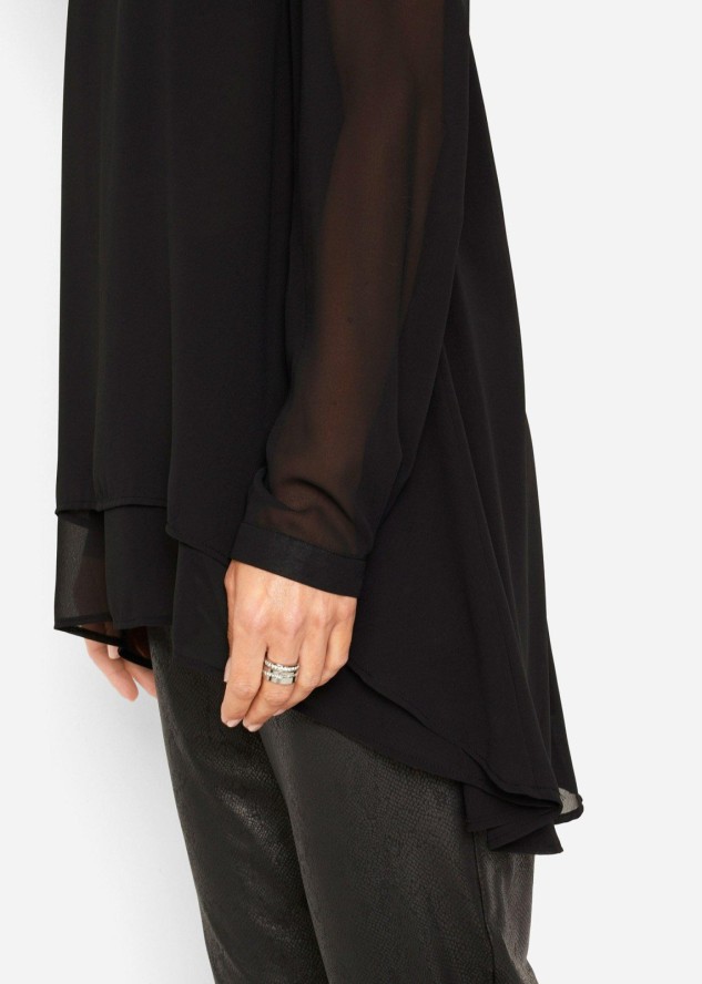 Długa tunika z dłuższym tyłem