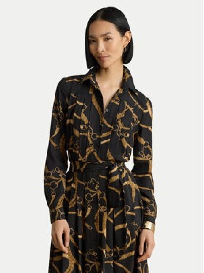 LAUREN RALPH LAUREN Sukienka koszulowa 200P13730001 Czarny A-Line Fit