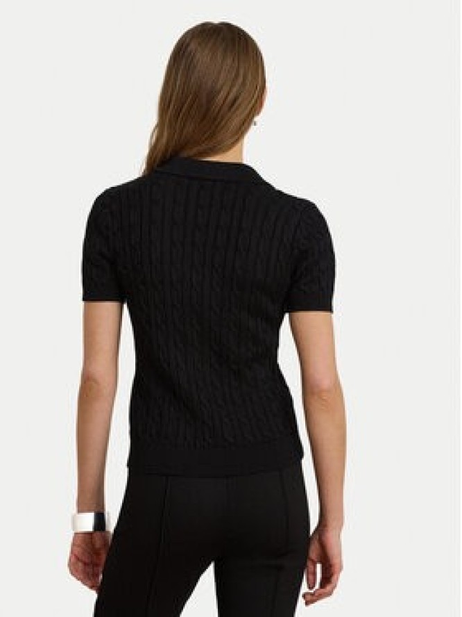 LAUREN RALPH LAUREN Polo 200P14041002 Czarny Regular Fit