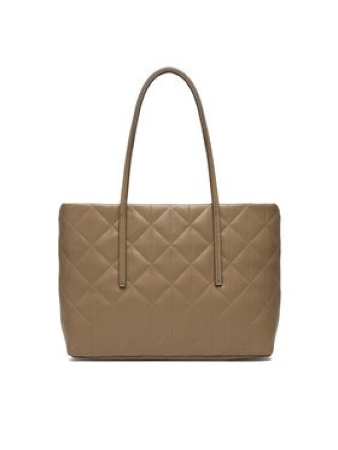 Calvin Klein Torebka Quilted Small Tote LV04F3325G Beżowy