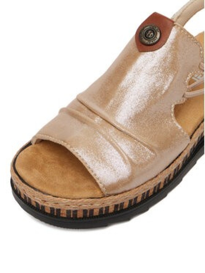 Rieker Sandały CEO-V7972-60 Złoty