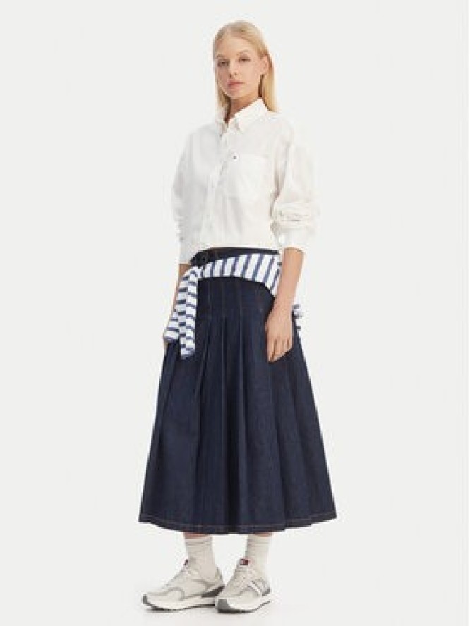 Tommy Jeans Koszula DW0DW22766 Écru Regular Fit