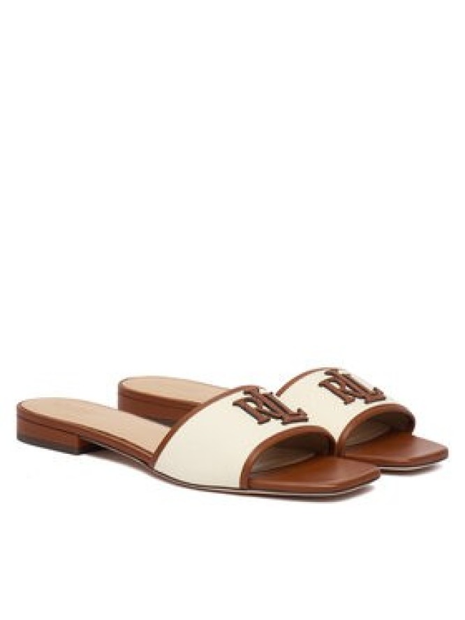 LAUREN RALPH LAUREN Klapki 802P04395003 Écru