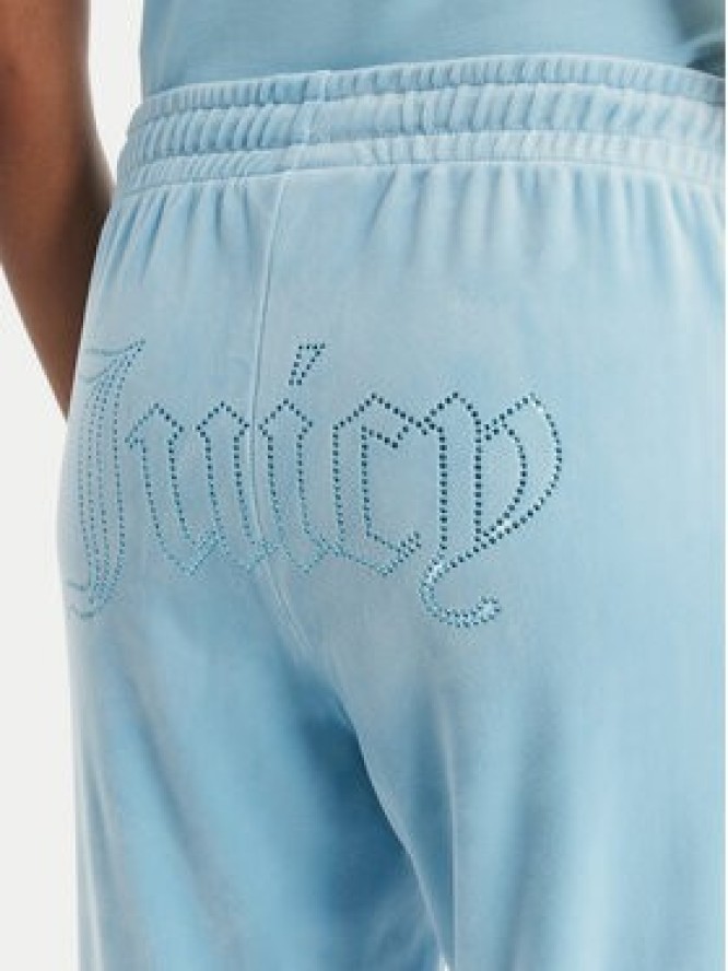Juicy Couture Spodnie dresowe Tina JCWBJ126327 Błękitny Straight Leg