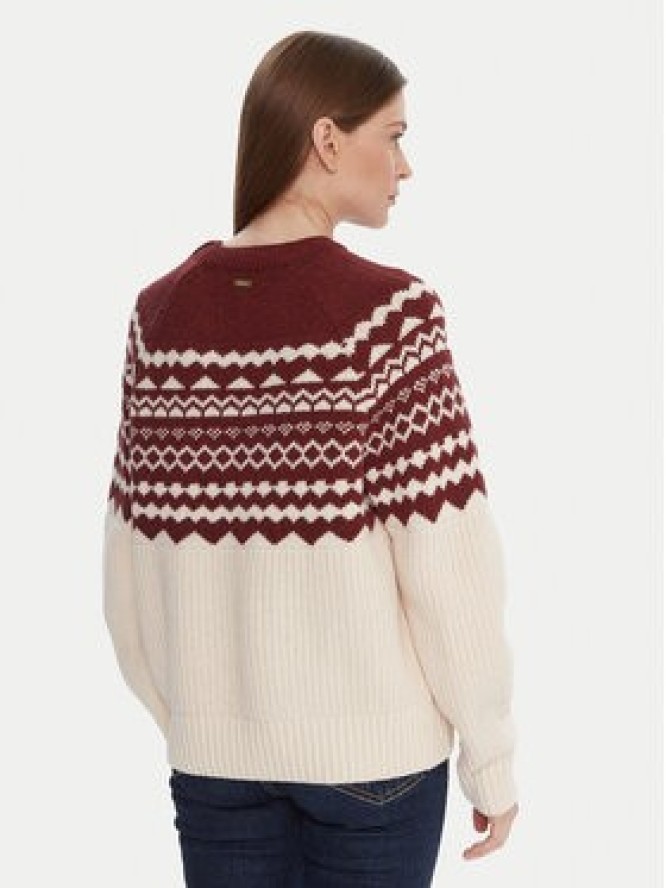 Barbour Sweter LKN1684MI11 Écru Regular Fit