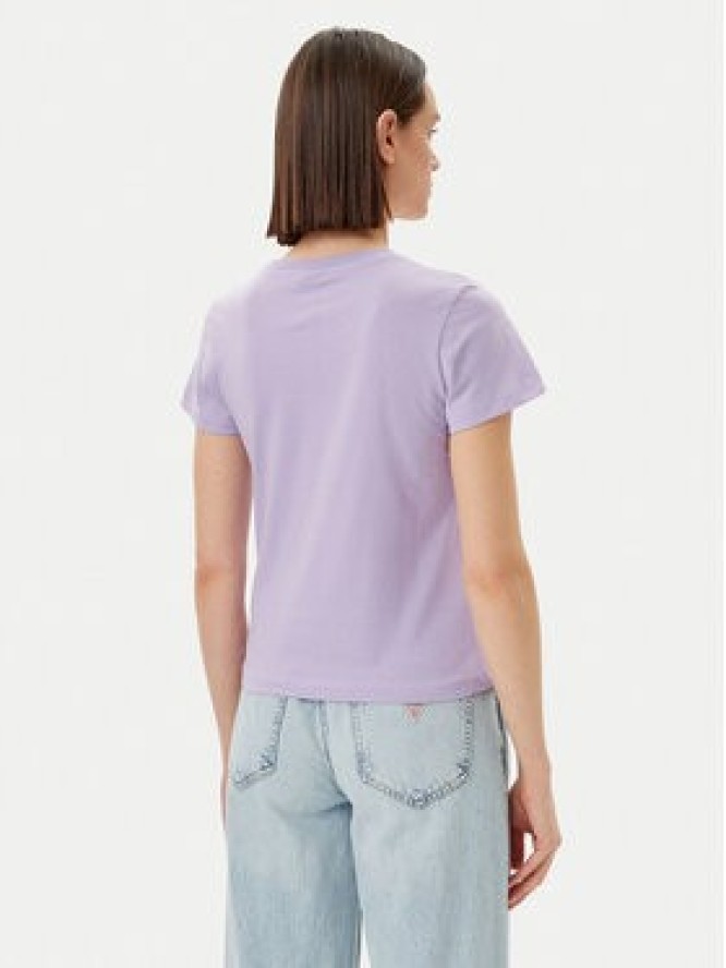 Guess T-Shirt V5GI10 K9RM1 Fioletowy Regular Fit