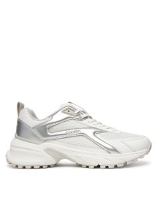 Calvin Klein Sneakersy Hike Run Ckstripe Mesh Met HW0HW03140 Biały