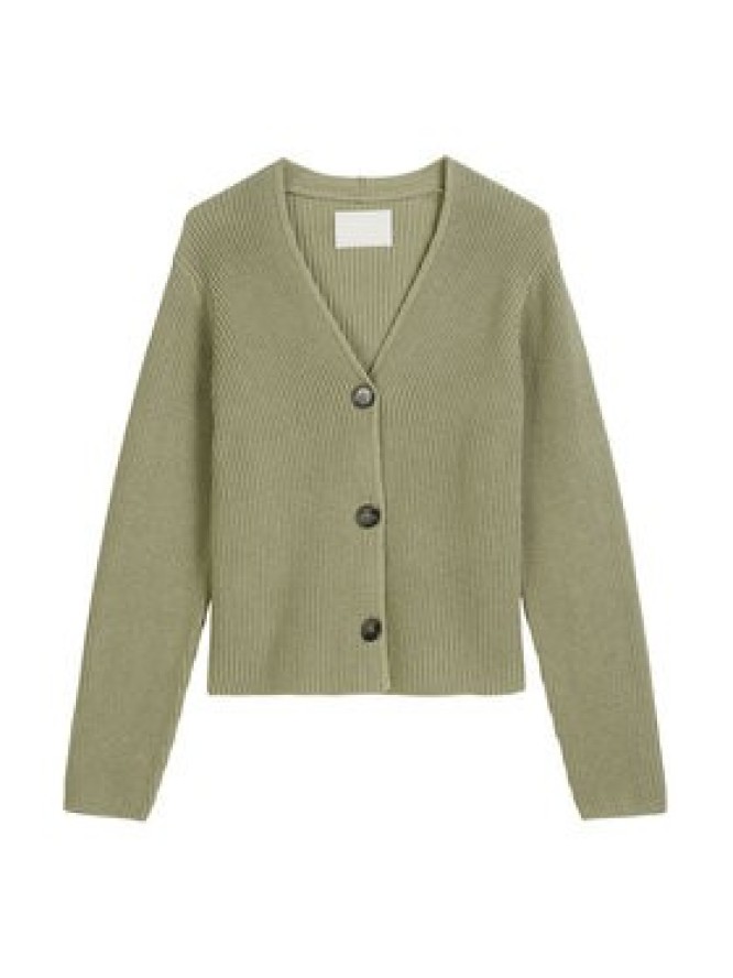Marc O'Polo Kardigan 506 6059 61069 Zielony Relaxed Fit