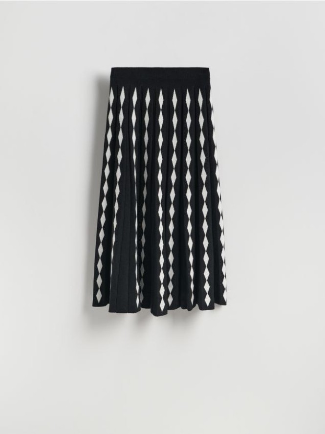 Spódnica z wiskozą - wielobarwny