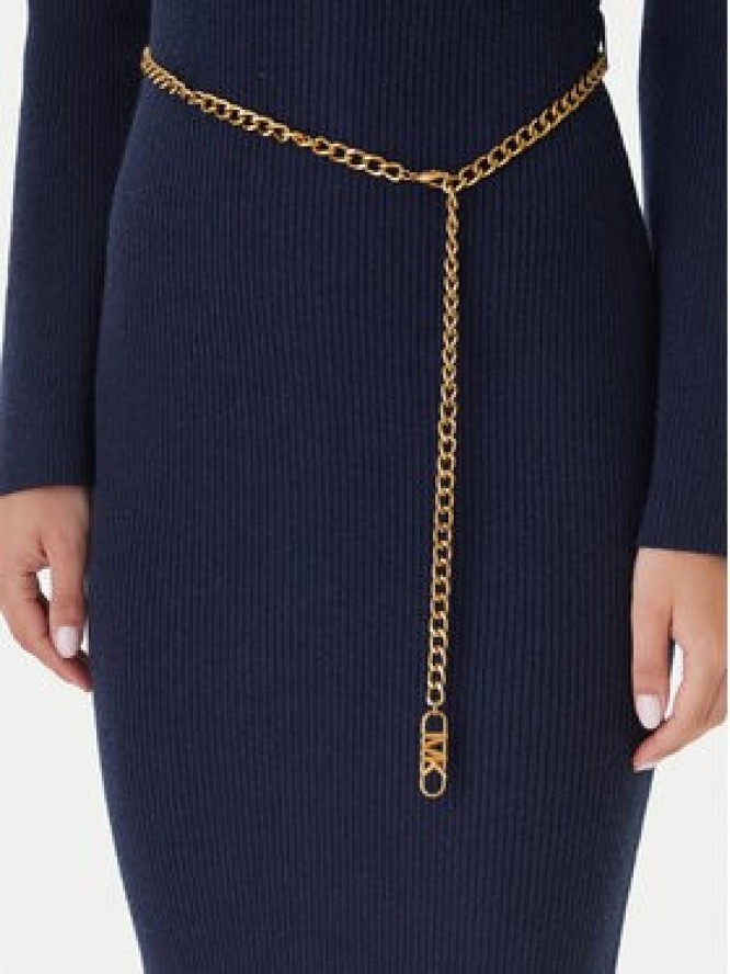 MICHAEL Michael Kors Sukienka dzianinowa MF5835G4VR Granatowy Slim Fit