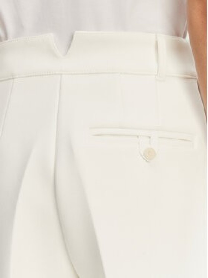 JACQUEMUS Spodnie materiałowe Le Pantalon Ovalo 24E241PA0791718 100 Biały Regular Fit