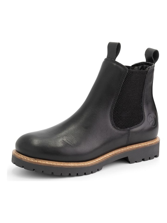 TRAVELIN' Skórzane sztyblety "Rosseland" w kolorze czarnym rozmiar: 37