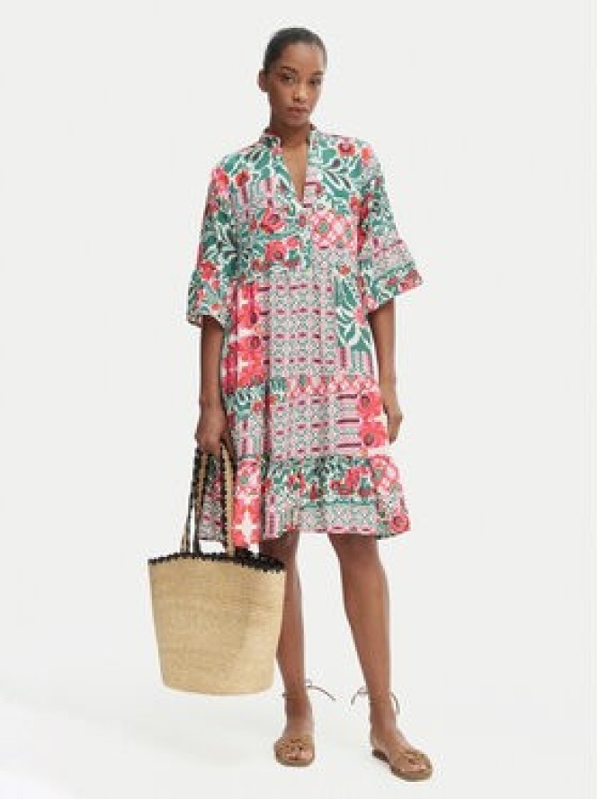 Iconique Sukienka letnia Morena IC26-094 Kolorowy Relaxed Fit