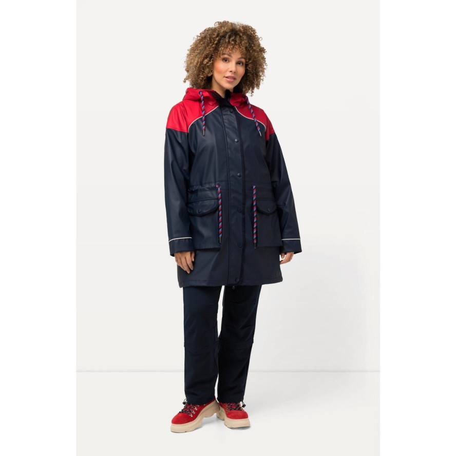 Damskie Kurtka przeciwdeszczowa HYPRAR hydrofobowa kaptur