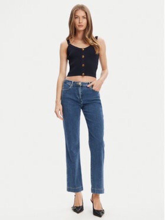 Guess Top W5YR10 Z0130 Granatowy Regular Fit