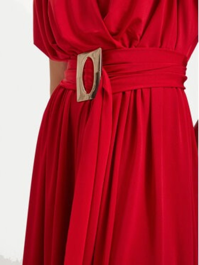 ACCESS FASHION Sukienka wieczorowa 63-3440-326 Czerwony Regular Fit