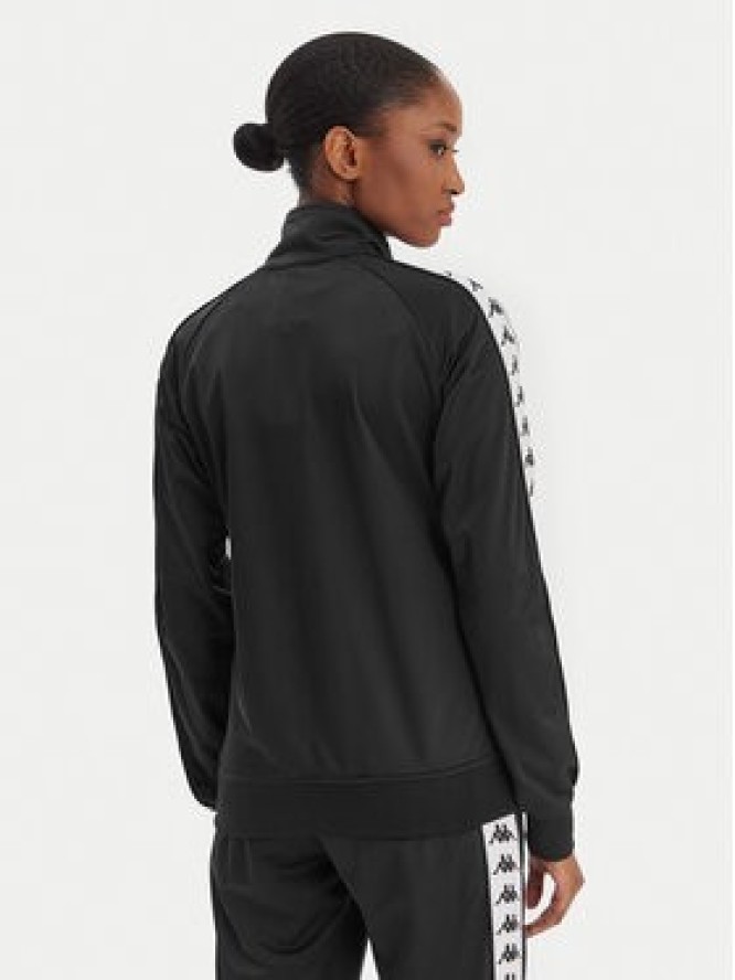 Kappa Bluza Banda Wanniston 301PSC0 Czarny Slim Fit