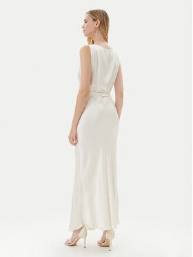 ViCOLO Sukienka wieczorowa TD0766 Écru Regular Fit