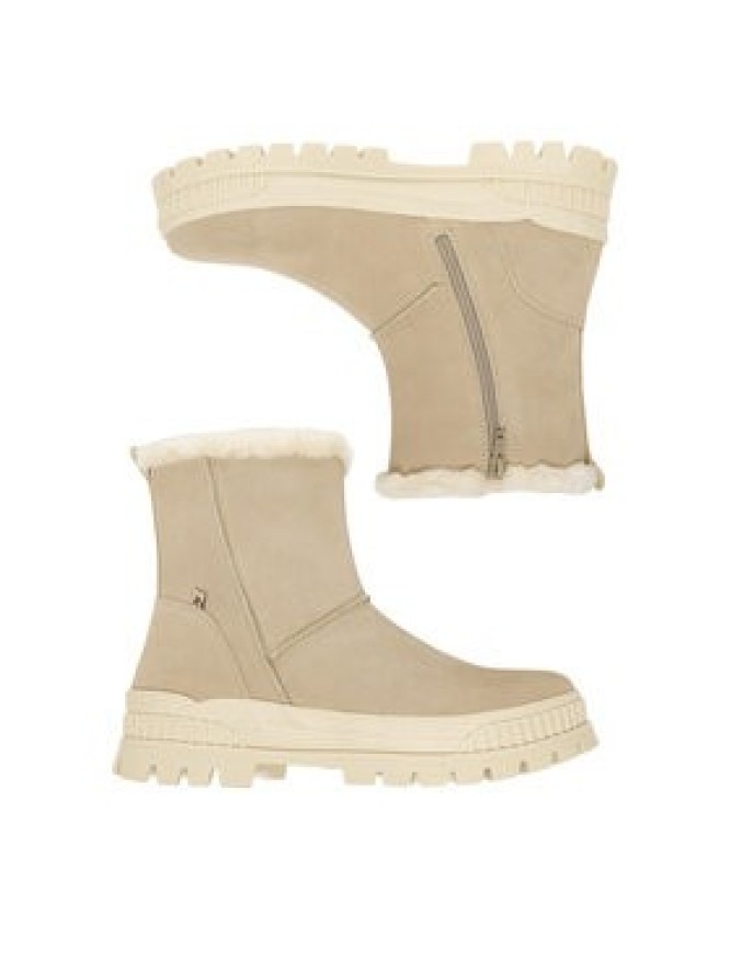 Rieker Botki CEO-W2172-62 Écru