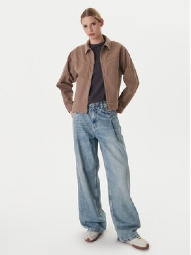 RVCA Kurtka jeansowa Dayshift II 23B153503 Beżowy Regular Fit