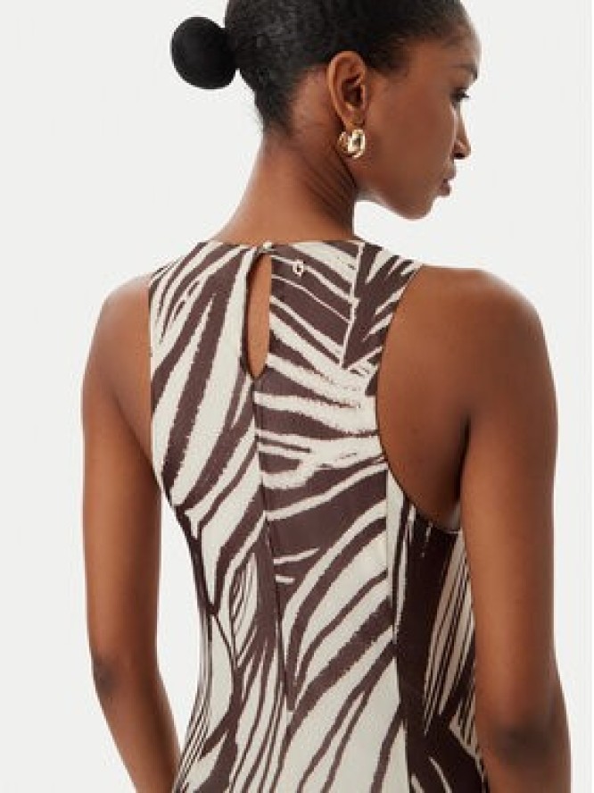Guess Sukienka wieczorowa W6GK13 K2943 Brązowy Slim Fit