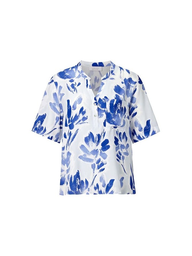 Rich & Royal Bluzka w kolorze biało-niebieskim rozmiar: 38