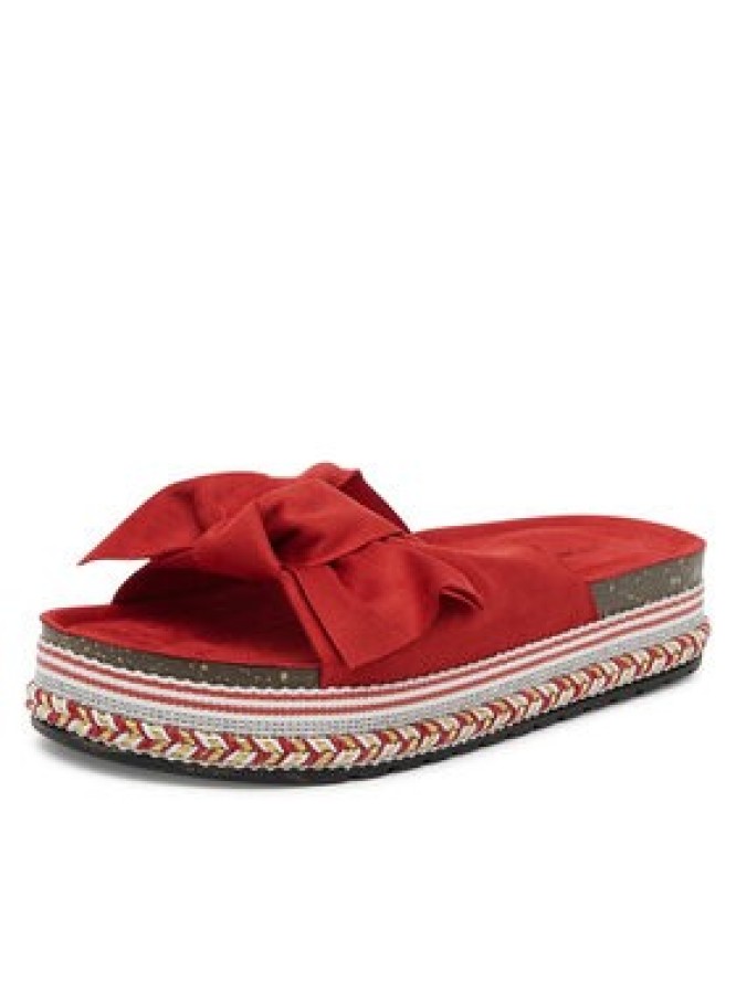 DeeZee Klapki E2050-3 Czerwony