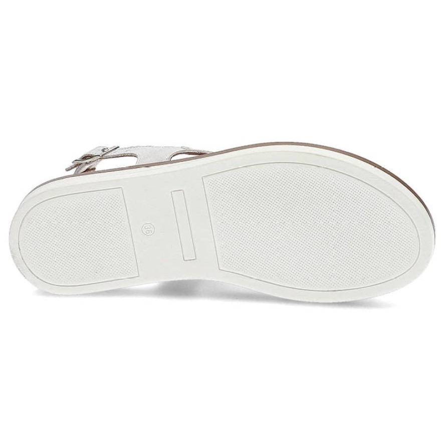 Białe Sandały Lanqier Wygodne Buty Damskie